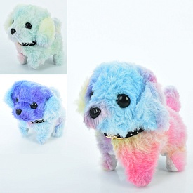 М'яка іграшка MP 2332 собака,рухає головою,ходить,рухає хвостом,мікс видів,муз.,бат.,кул.,16-13-9см. - 1 - smarttoys.com.ua