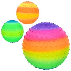 М'яч для фiтнесу MS 4508 масажний, 290-300г, ПВХ, 3 кольори, кул. - 1 - smarttoys.com.ua