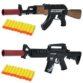 Автомат B3-4 м'які кулі присоски 10 шт., 2 види, кул., 33-13-3 см. - 1 - smarttoys.com.ua