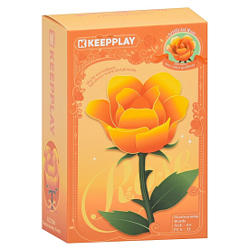 Конструктор K22106 квіти, троянда, 31 дет., кор., 9-14,5-6 см. - 1 - smarttoys.com.ua