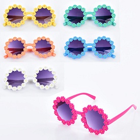 Окуляри FG24030506B сонцезахісні, оправа-квіти, 6 кольорів, кул., упак.кор. 20 шт. - 1 - smarttoys.com.ua