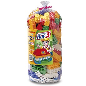 Конструктор дитячий "НІК-3" (127 дет.) паяний кульок - 1 - smarttoys.com.ua