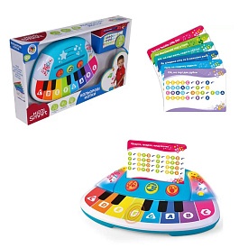 Піаніно KIDDI SMART – КОЛЬОРОВІ НОТКИ (світло) - 1 - smarttoys.com.ua