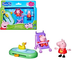 Ігровий набір PEPPA FIGURINES серії "Моменти з Пеппою" – СЕСТРИЧКИ НА ПРОГУЛЯНЦІ - 1 - smarttoys.com.ua