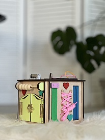 Бізікуб 15х15х15 см не фарбований - 4 - smarttoys.com.ua