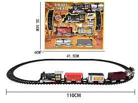 Залізниця 230-6 (36/2) звук, підсвічування, 21 елемент, в коробці - 1 - smarttoys.com.ua