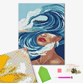 Алмазна мозаїка: Океан думок 40х50 - 1 - smarttoys.com.ua