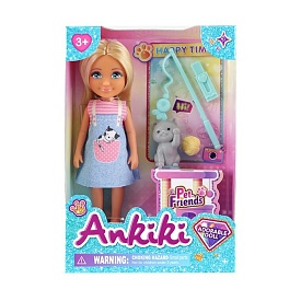 Лялька 606005 13см, кіт, аксесуари, в кор-ці, 11-16-4см - 1 - smarttoys.com.ua