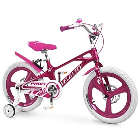 Велосипед дитячий PROF1 20д. MB20VCG PINK VELOCITY,SKD85,магнез.рама,обод,перед/зад.диск.торм.,рожев - 1 - smarttoys.com.ua