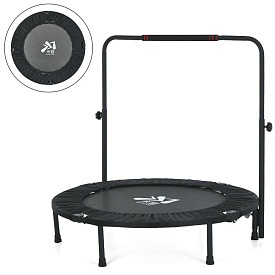 Батут MS 3383-8 (1шт) діаметр 100см, висота22см,пруж24шт.ніж6шт,руч.4 полож,min96см.max120смв кор. - 1 - smarttoys.com.ua