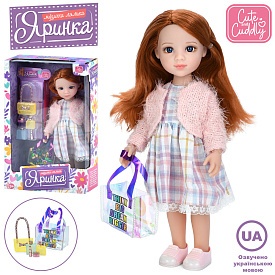 Лялька M 6072 I UA Яринка, 5 пісень, сумка, аксесуари, муз. (укр.), бат. (табл.), кор., 20-33-8,5 см - 1 - smarttoys.com.ua