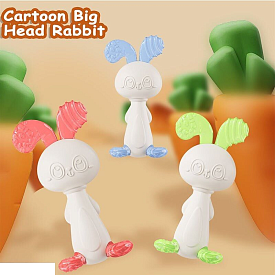 Брязкальце SD 47 (400) “Зайченятко”, висота: 10.3 см, гумові прорізувачі, елементи, що брязкають, в пакеті, ВИДАЄТЬСЯ ТІЛЬКИ МІКС ВИДІВ - 1 - smarttoys.com.ua