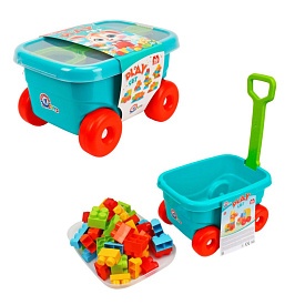 Іграшка "Конструктор у візку ТехноК", арт. 1393 - 1 - smarttoys.com.ua