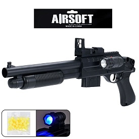 Автомат 0581A пластикові кулі, світло, бат.(табл), кул., 60-20-5 см. - 1 - smarttoys.com.ua