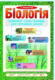 0519 К-т схем-таблиць для середньої школи "Біологія" (7 шт.) - 1 - smarttoys.com.ua