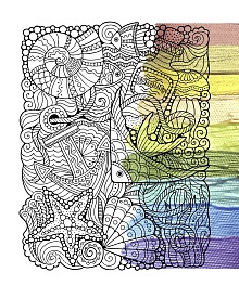 Набір для розпису - антистрес "Послання літа" ТМ "RIVIERA BLANCA", шт RB-0583 - 1 - smarttoys.com.ua