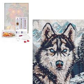 Набір з алмазною мозаїкою "Очі півночі" 40х50см - 1 - smarttoys.com.ua