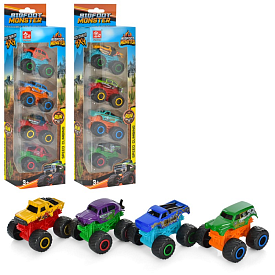 Набір машинок SQ80784-1 4 шт, 3 види, кор., 9-33-6 см. - 1 - smarttoys.com.ua