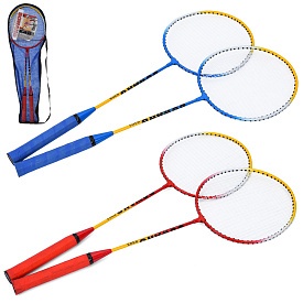 Бадмінтон MS 4936 ракетки 2шт (65см, метал), дерев'яна ручка, 2 кольори, чохол - 1 - smarttoys.com.ua
