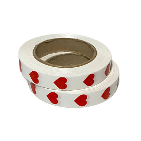 Стрічка декоративна "Серця" 2 см x 35 м - 1 - smarttoys.com.ua