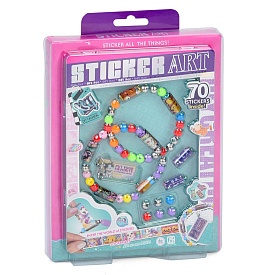 Набір для творчості KSY987-1 для створення браслетів, намистини, наліпки, резинки, кор., 13-19-2 см. - 1 - smarttoys.com.ua