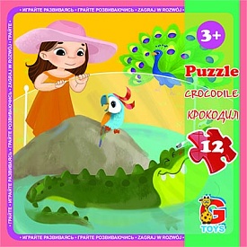 LZ01 Пазли ТМ "G-Toys" із серії "Зоопарк", 12 ел. - 1 - smarttoys.com.ua