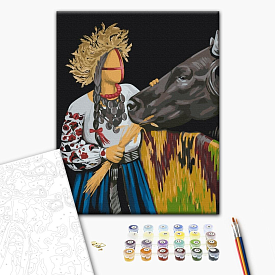 Картина за номерами: Господарочка ©Valeriya Macarenco 40х50 - 1 - smarttoys.com.ua