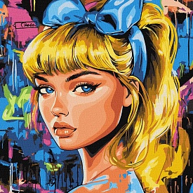 Набір для розпису по номерах "Сучасна Попелюшка" 40х40см - 1 - smarttoys.com.ua