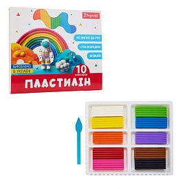 Пластилін 1Вересня, 10 кол., 200г "Classic" - 1 - smarttoys.com.ua