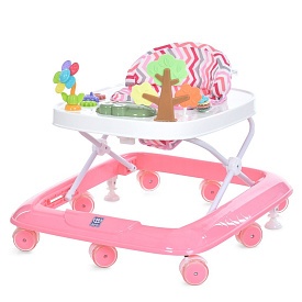 Ходунки M 6134-8 муз., світло, рожевий - 1 - smarttoys.com.ua