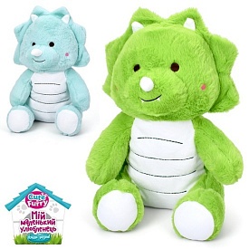 М'яка іграшка M 6007 UA динозавр, 2 кольори, кул., 35-24-18 см. - 1 - smarttoys.com.ua