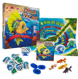 Настільна гра 30416 (укр) "Aqua racing", в кор-ці 33-32-4,5см - 1 - smarttoys.com.ua