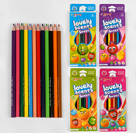 Олівці З 45335/YL 201031-12/YL 21013-12 (240) 4 види, 12 кольорів, 12 шт в упаковці - 1 - smarttoys.com.ua