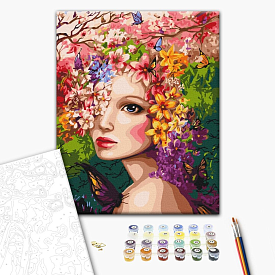 Картина за номерами: Весняна німфа 40х50 - 1 - smarttoys.com.ua