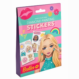 Besties Набір наліпок "Алмазна мозаїка", зелена, арт.990199 - 1 - smarttoys.com.ua