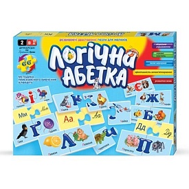 Гра наст. "Логічна абетка" укр.  DT 66 Asp-U ДАНКО ТОЙС - 1 - smarttoys.com.ua
