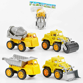 Спецтехніка 8010-3 (600/2) 1шт, інерція,  у пакеті - 1 - smarttoys.com.ua