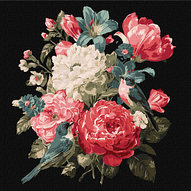 Набір для розпису по номерах "Букет життя" 30х30см - 1 - smarttoys.com.ua