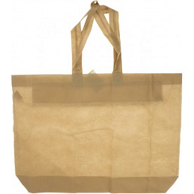 Сумка на блискавці беж (спанбонд) 38х53 см - 1 - smarttoys.com.ua