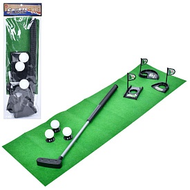 Гольф MR 1243 лунки, 1 клюшка, м'ячики 3 шт., ігрове поле 100-31 см., кул., 15,5-45-4 см. - 1 - smarttoys.com.ua