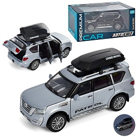 Джип AP-1713 АвтоСвіт, 1:32, мет., інерц., 2 кольори, муз., світло, бат.-таб., кор., 21-10,5-10 см. - 1 - smarttoys.com.ua