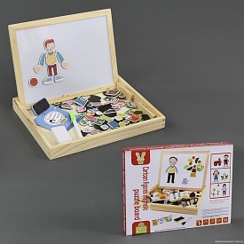 Деревянная игра С 23122 (36) "Гардероб" - 1 - smarttoys.com.ua