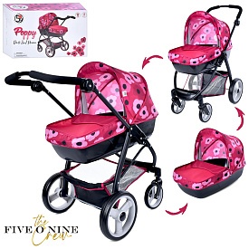 Візочок T726031 для ляльки, класика, кошик, мет., кор., 56-35-22 см. - 1 - smarttoys.com.ua