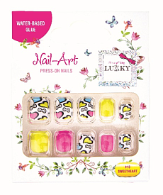 Дитячі накладні нігті на липкій основі багаторазового використання (10шт) SWEETHEART - 1 - smarttoys.com.ua