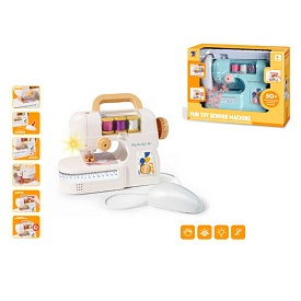 Швацька машина XS-25001 21-15-9см,шиє,педаль керув.,світло,нитки,тканина,на бат.,в кор.,26,5-20-10см - 1 - smarttoys.com.ua