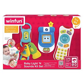 Набір ігровий 3199-NL прорізувач, телефон, пульт, музика, світло, бат.,кор.,34-23-6,5 см. - 1 - smarttoys.com.ua