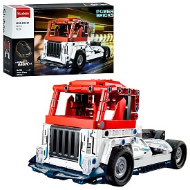 Конструктор SLUBAN M38-B1337 авто серія, трейлер, 247дет, в кор-ці, 30-19-6,5см - 1 - smarttoys.com.ua