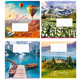 Зошит учнівський повноколірний "Природа" 18 арк., 18-Л-918 лінія ЦІНА ЗА 1 ШТУКУ. 32 ШТУКИ В УПАКОВЦІ (1) ВИДАЄТЬСЯ МІКС ВИДІВ - 1 - smarttoys.com.ua