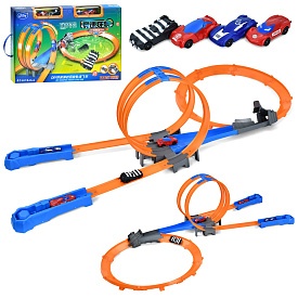 Трек SS038 оберт 360, запуск, машинки 4 шт., 24 дет., кор., 55-35-7,5 см. - 1 - smarttoys.com.ua