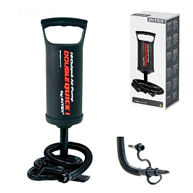 Насос 68612 ручний, маленький, шланг з 3-ма насадками, кор., 29 см. - 1 - smarttoys.com.ua
